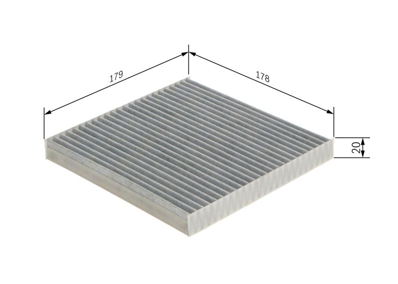 Bosch 1987432566 Filter, cabin air - 1