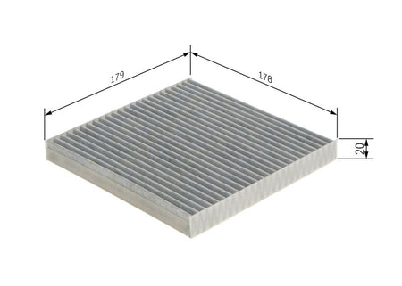 Bosch 1987432566 Filter, cabin air - 1
