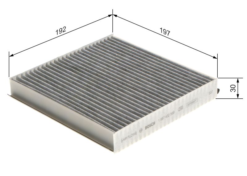 Bosch 1987432568 Filter, cabin air - 1