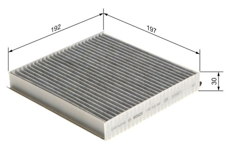 Bosch 1987432568 Filter, cabin air - 1
