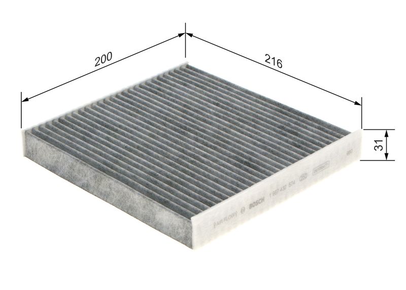 Bosch 1987432574 Filter, cabin air - 1