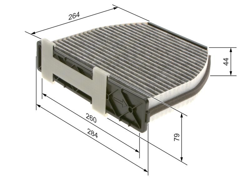 Bosch 1987435001 Filter, cabin air - 1