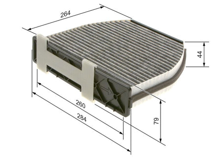 Bosch 1987435001 Filter, cabin air - 1
