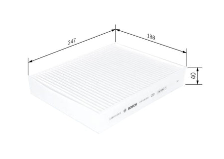 Bosch 1987435003 Filter, cabin air - 1