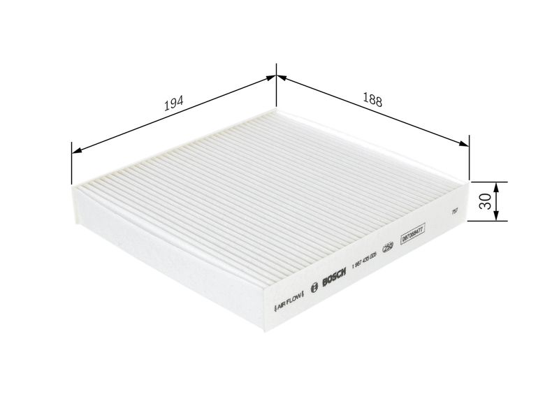 Bosch 1987435005 Filter, cabin air - 1