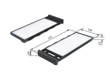 Bosch 1987435006 Filter, cabin air - 1