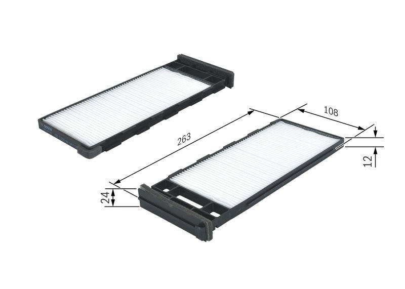 Bosch 1987435006 Filter, cabin air - 1