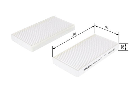 Bosch 1987435008 Filter, cabin air - 1