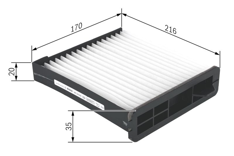 Bosch 1987435009 Filter, cabin air - 5