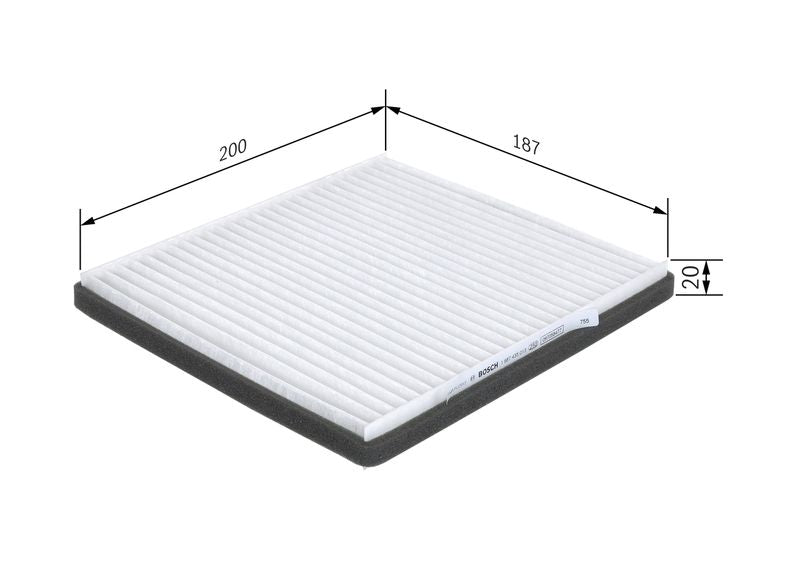 Bosch 1987435013 Filter, cabin air - 1