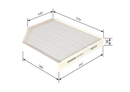 Bosch 1987435016 Filter, cabin air - 1