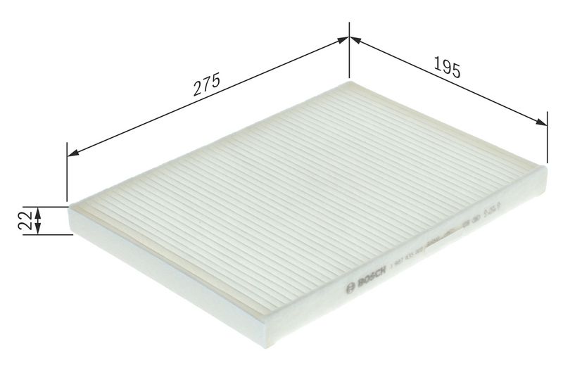Bosch 1987435022 Filter, cabin air - 1