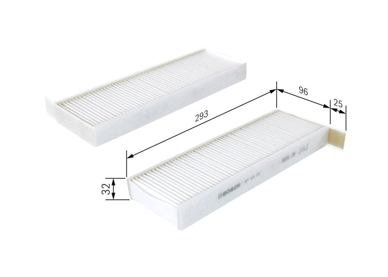 Bosch 1987435026 Filter, cabin air - 1