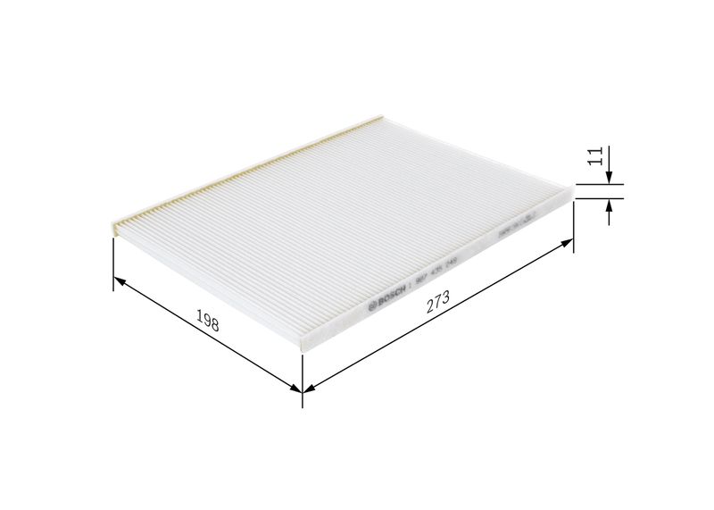 Bosch 1987435049 Filter, cabin air - 1