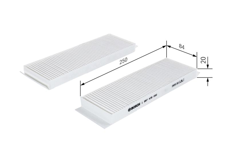 Bosch 1987435050 Filter, cabin air - 1