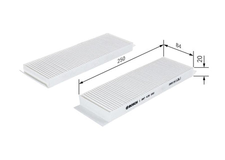 Bosch 1987435050 Filter, cabin air - 1