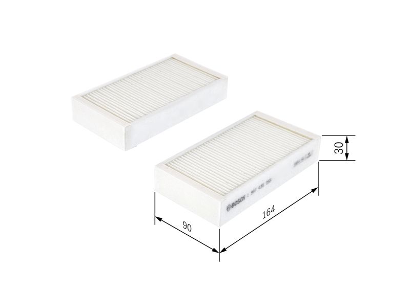 Bosch 1987435055 Filter, cabin air - 1