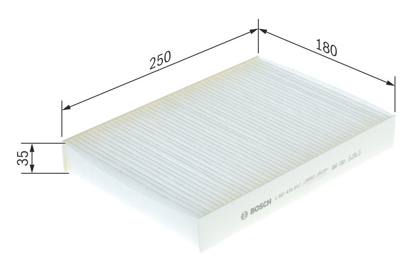 Bosch 1987435057 Filter, cabin air - 1