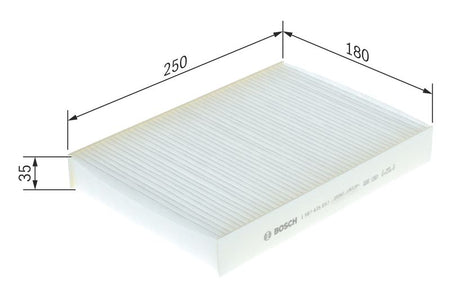 Bosch 1987435057 Filter, cabin air - 1