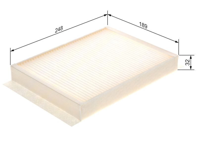 Bosch 1987435058 Filter, cabin air - 1
