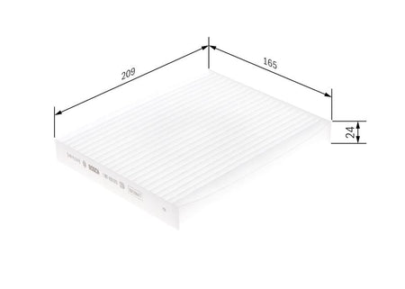 Bosch 1987435070 Filter, cabin air - 1