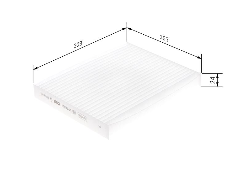 Bosch 1987435070 Filter, cabin air - 1