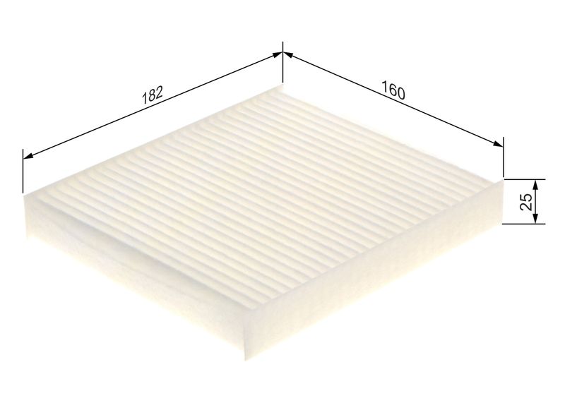 Bosch 1987435076 Filter, cabin air - 1