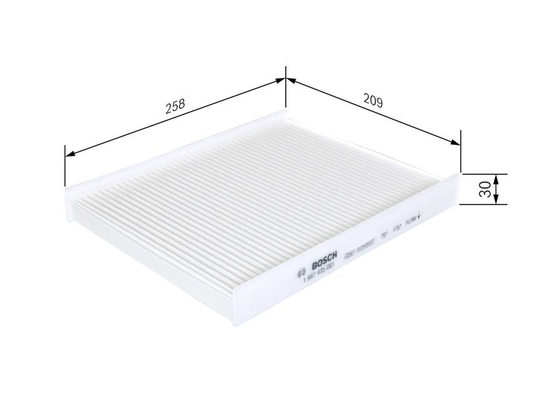 Bosch 1987435081 Filter, cabin air - 1