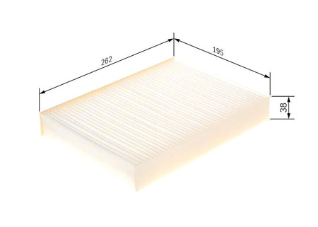Bosch 1987435082 Filter, cabin air - 1