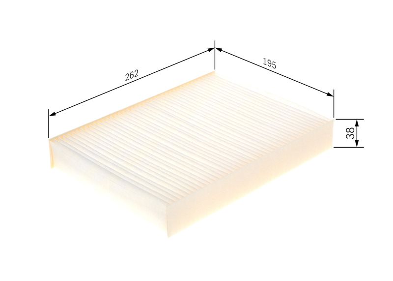 Bosch 1987435082 Filter, cabin air - 1
