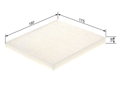 Bosch 1987435096 Filter, cabin air - 1