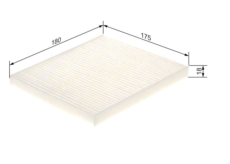 Bosch 1987435096 Filter, cabin air - 1