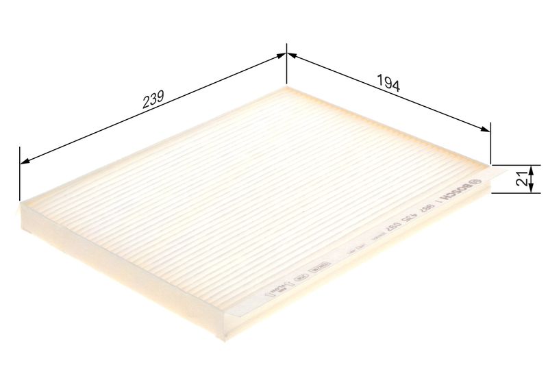Bosch 1987435097 Filter, cabin air - 1