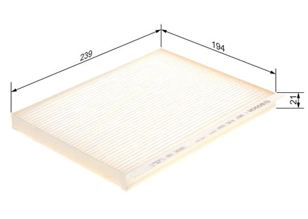 Bosch 1987435097 Filter, cabin air - 1