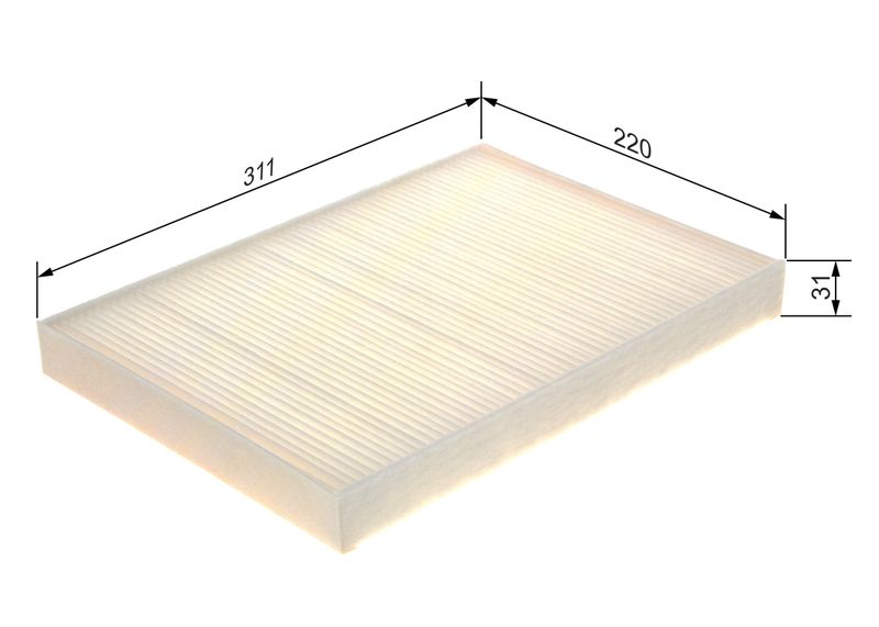 Bosch 1987435105 Filter, cabin air - 1