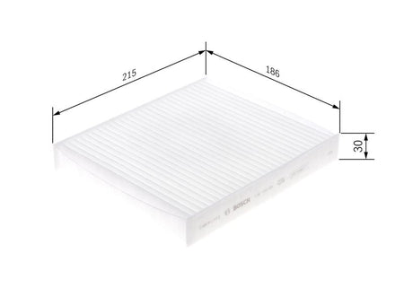 Bosch 1987435108 Filter, cabin air - 1
