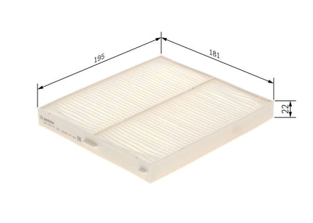 Bosch 1987435115 Filter, cabin air - 1