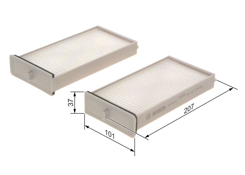 Bosch 1987435119 Filter, cabin air - 1