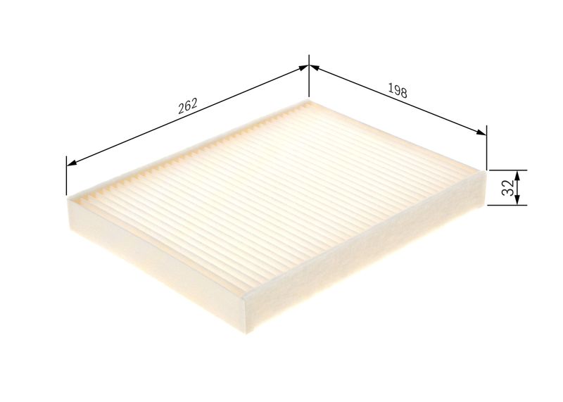 Bosch 1987435120 Filter, cabin air - 1