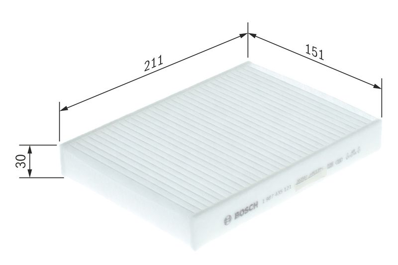 Bosch 1987435121 Filter, cabin air - 1