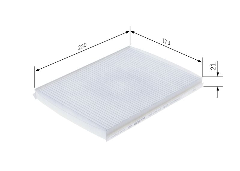 Bosch 1987435126 Filter, cabin air - 1