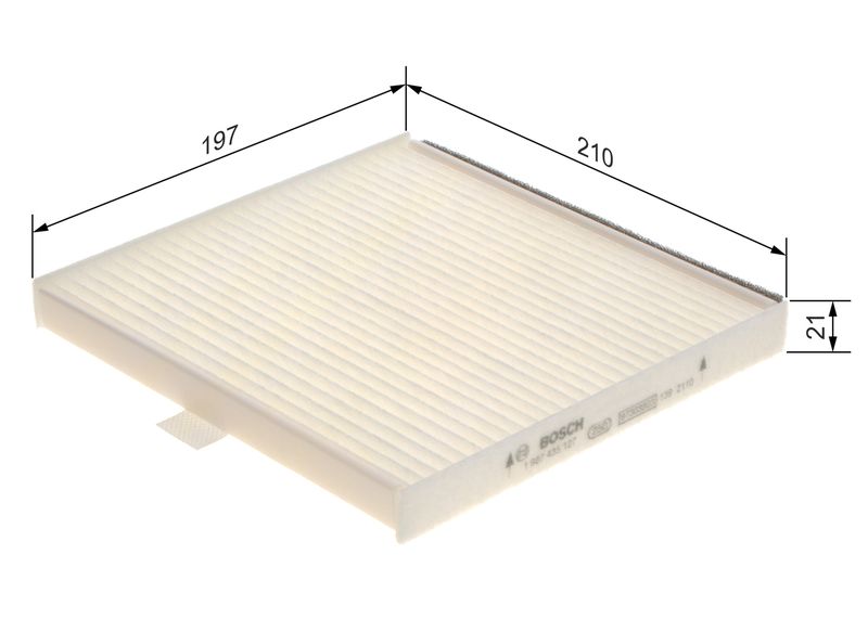 Bosch 1987435127 Filter, cabin air - 5