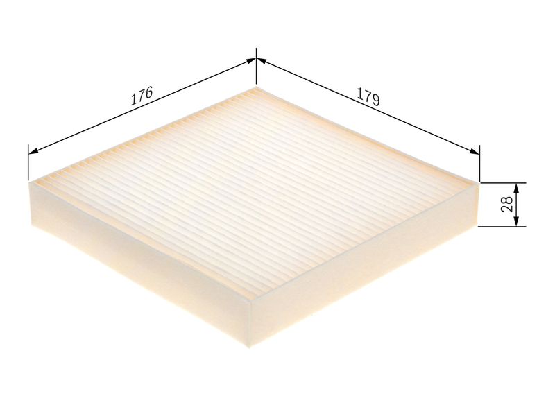 Bosch 1987435134 Filter, cabin air - 1