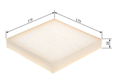 Bosch 1987435134 Filter, cabin air - 1