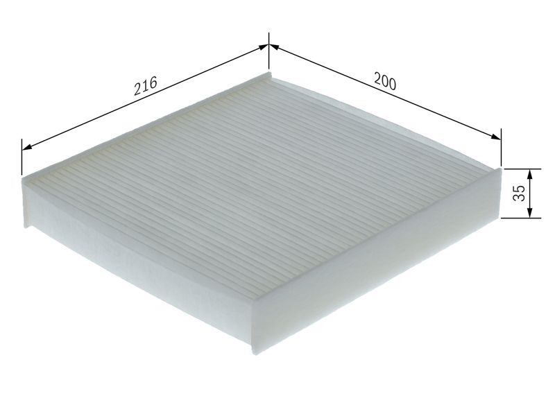 Bosch 1987435156 Filter, cabin air - 5