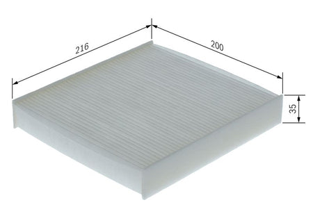 Bosch 1987435156 Filter, cabin air - 5