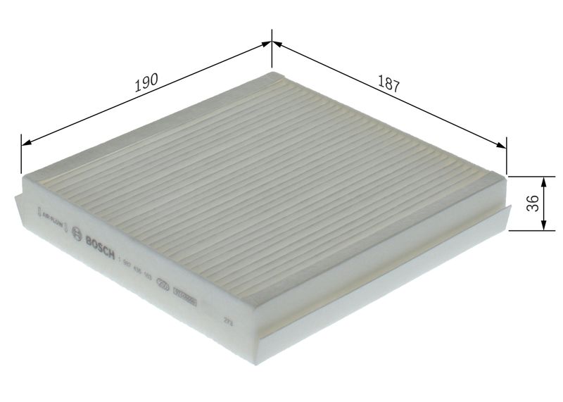 Bosch 1987435163 Filter, cabin air - 5