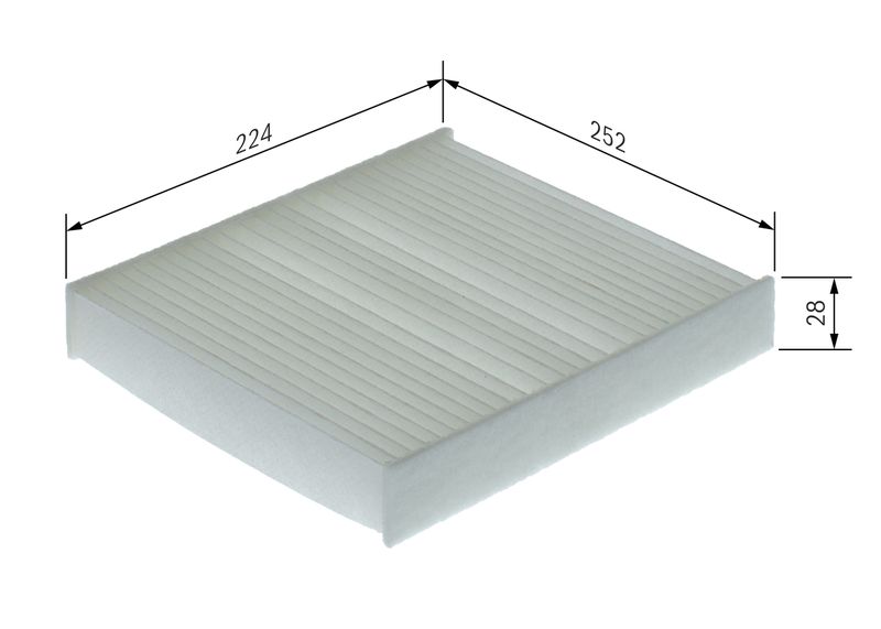 Bosch 1987435169 Filter, cabin air - 1