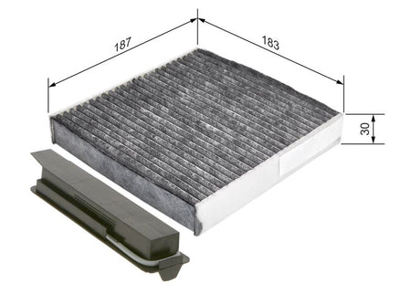 Bosch 1987435501 Filter, cabin air - 1