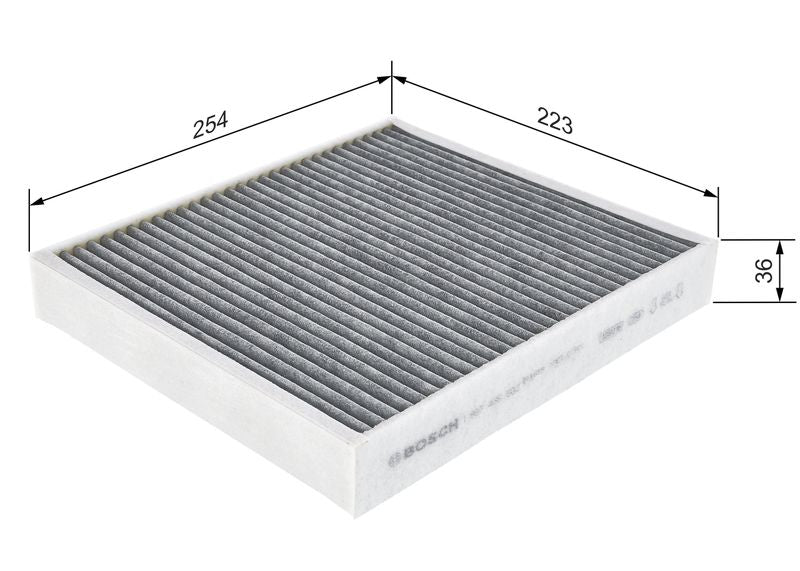 Bosch 1987435502 Filter, cabin air - 1